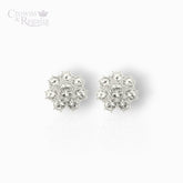 Queen Elizabeth II Floret - Clip-On Earrings